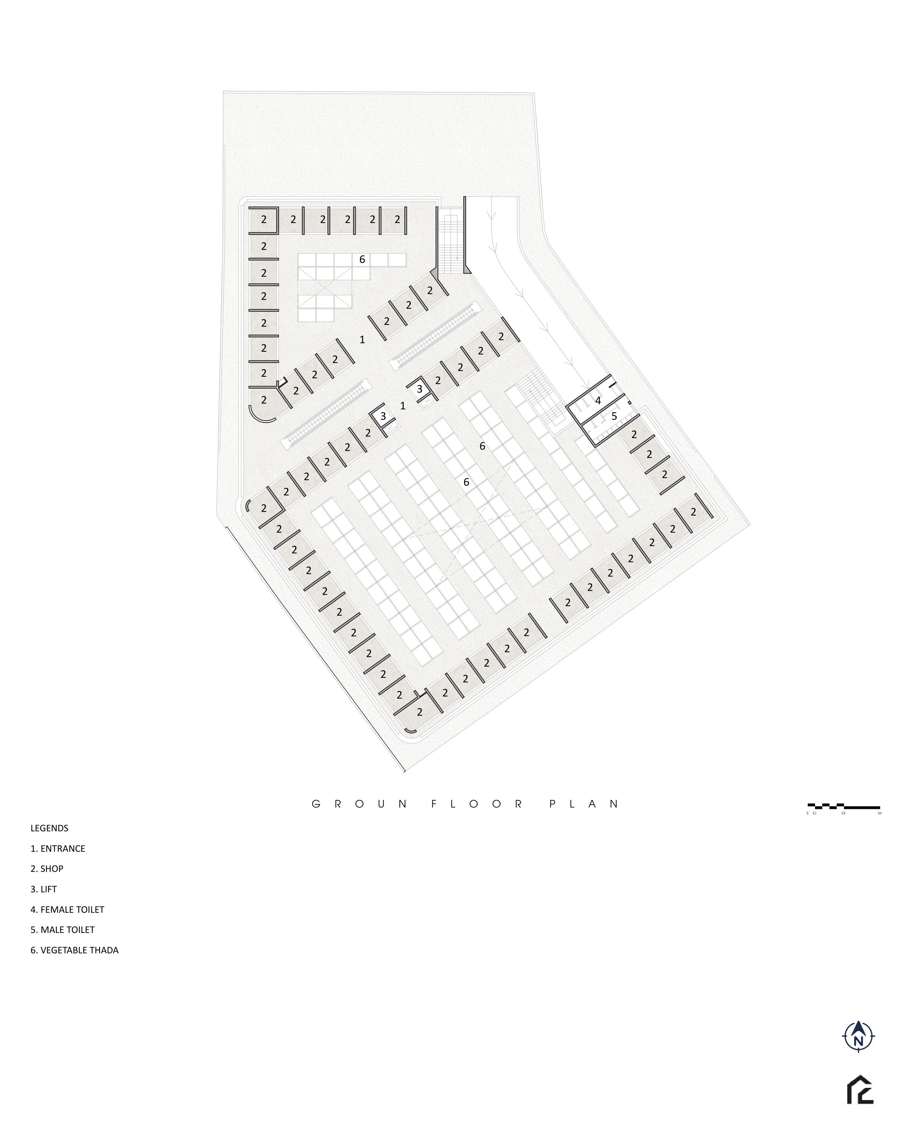Market Floor Layout Plan